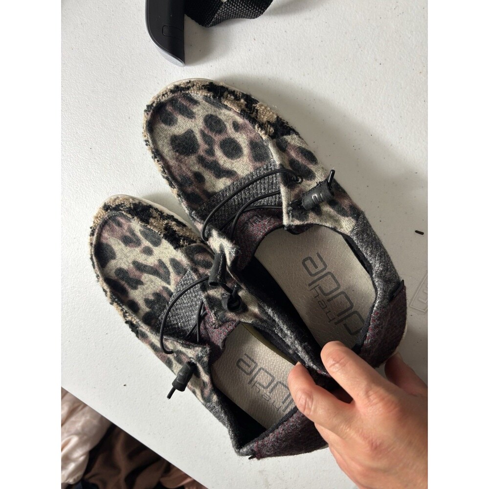 Hey Dude Wendy Women’s Patchwork Slip-on Shoe Color Java Size 10